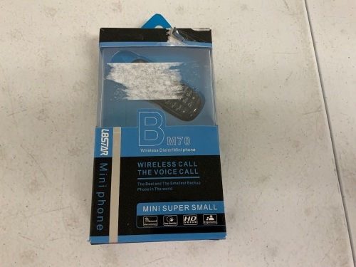 L8Star BM70 Mini bluetooth handset phone, E-Commerce Return, Sold as is - Lot 623