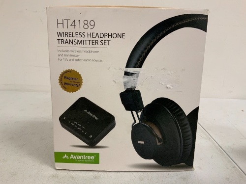 Avantree Wireless Headphone Transmitter Set, E-Commerce Return, Sold as is - Lot 639