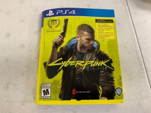 CyberPunk, PS4, Appears New - Lot 645
