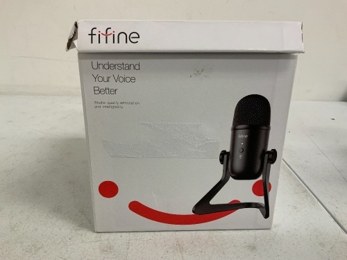 FIFINE USB Studio Recording Microphone, E-Commerce Return, Sold as is - Lot 651