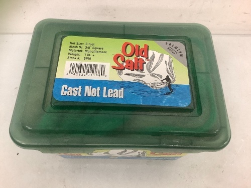 Cast Net Lead, E-Commerce Return, Sold as is  - Lot 656