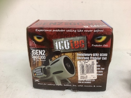 ICOtec Electronic Predator Call, E-Commerce Return, Sold as is - Lot 670