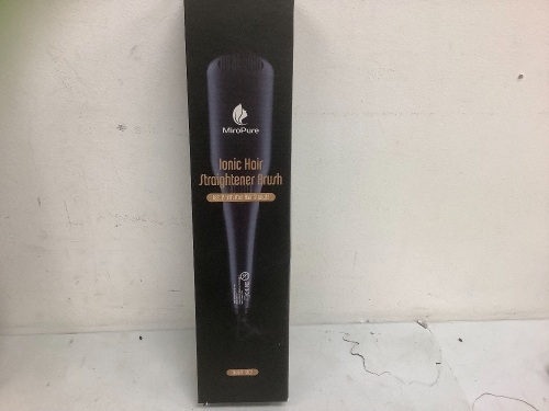 Ionic Hair Straightener Brush, Powers Up, E-Commerce Return, Sold as is - Lot 677