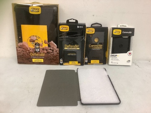 Lot of (5) Tablet and Phone Cases, E-Commerce Return, Sold as is - Lot 696