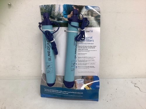 2 pack Lifestraws, E-Commerce Return, Sold as is - Lot 698