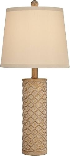 24" Gold Wash Lattice Table Lamp - Lot 179