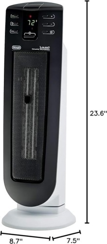 DeLonghi Ceramic Tower Space Heater - Lot 181