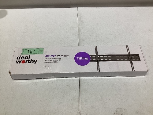 Tilting 40"-90" TV Mount  - Lot 167