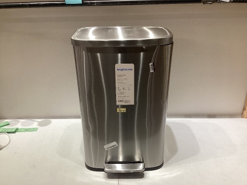 Stainless Steel Step Trash Can  - Lot 235