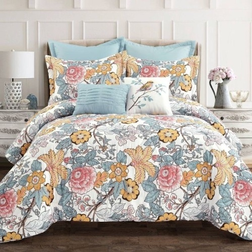 Sydney Comforter set-Lush Décor, Queen missing Pillows - Lot 211