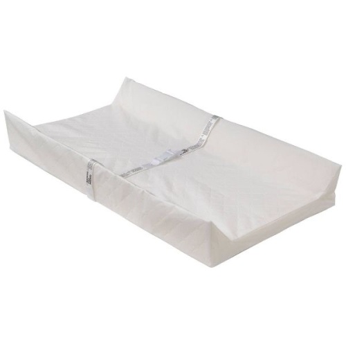 Serta Foam Contoured Changing Pad with Waterproof Cover White - Lot 258