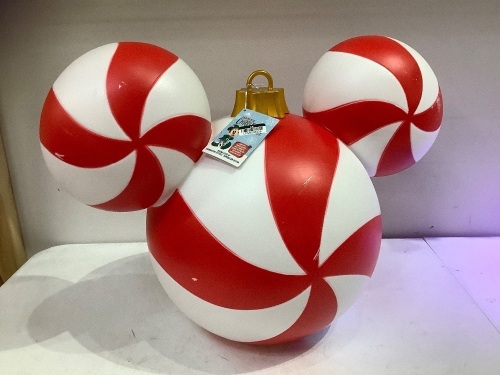 Disney Park Mickey Mouse Icon Holiday Light Up decor  - Lot 98