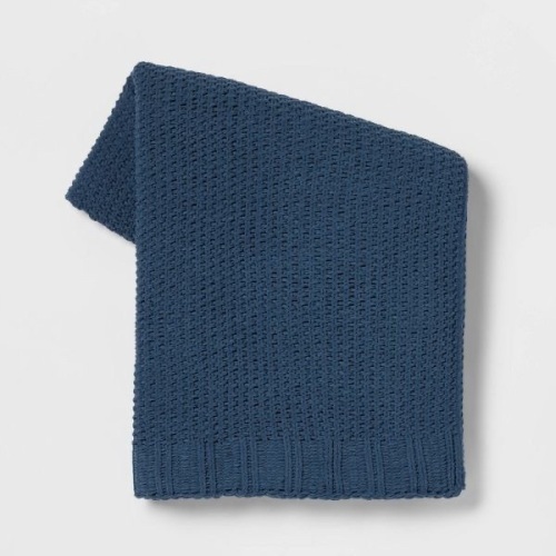 Solid Chenille Knit Throw Blanket- Threshold - Lot 170