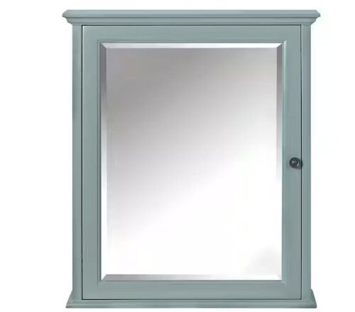 Home Decorators Collection Hamilton 24 in. W x 27 in. H Rectangular Medicine Cabinet with Mirror - Lot 170JF