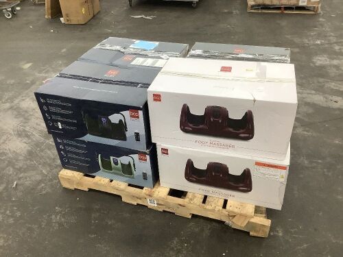 Lot of (8) Foot Massagers - Uninspected - Lot 182