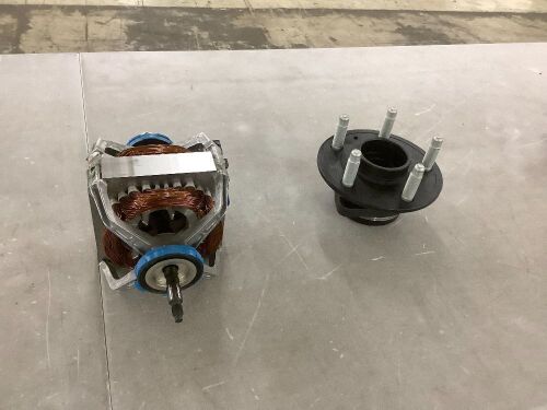 Dryer Motor & Wheel Bearing Hub - Lot 376