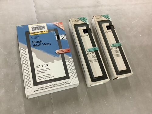 Lot of (3) Floor & Wall Vent - Lot 400JF