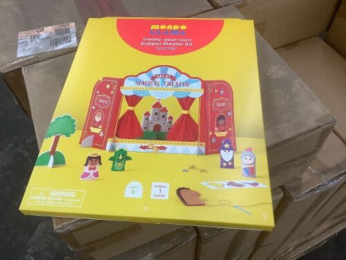 Case of (8) Mondo Llama Create-Your-Own Puppet Theater Kit  - Lot 550G