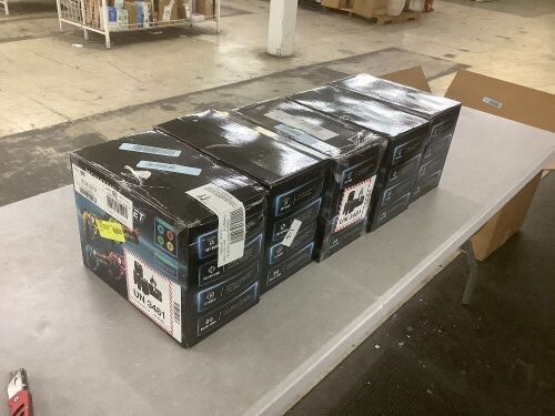 Lot of (5) Set of 4 Rechargeable Laser Tag Blasters w/ Docking Station, No Vests Needed - Lot 565
