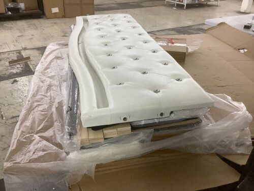 Queen Smart LED Platform Bed Frame with 4 Storage Drawers - Minor Blemishes - Lot 750WG