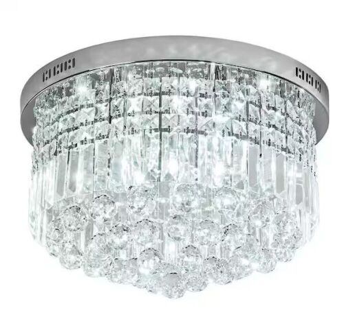 Sefinn Four Kathi 9-Light Chrome Chandelier with K9 Crystal - Lot 236JF