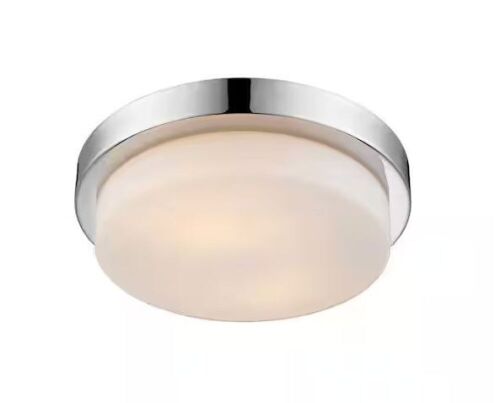 Golden Lighting Maddox Collection 2-Light Chrome Flush Mount - Lot 239JF