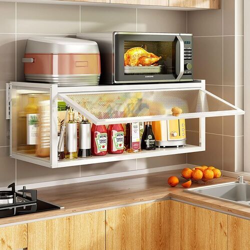 Wall-Mounted Cabinet with Up-flip Door, 33.5"D x 11"W x 11.8"H - Lot 227