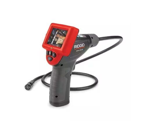 RIDGID CA-25 Micro Visual Inspection & Diagnostic Handheld Camera w/ 2.7 in. Color Display, 4 ft. Fixed Waterproof Camera Cable - Lot 69JF