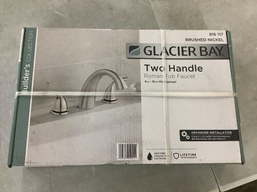 Glacier Bay 2 Handle Deck Mounted Roman Tub Faucet - Lot 219JF