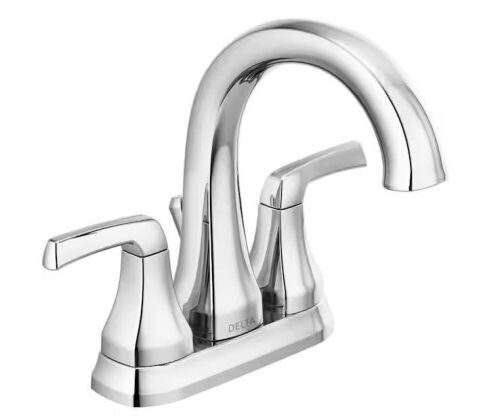 Delta Portwood 4 in. Centerset 2-Handle Bathroom Faucet in Chrome - Lot 425JF