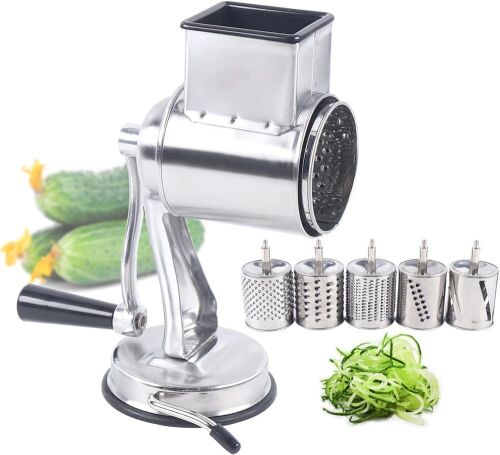 Stainless Steel Rotary Food Grater  - Lot 779