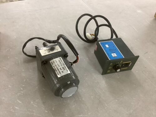 Electric Gear Motor with Speed Controller  - Lot 538