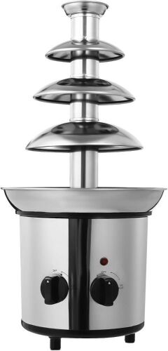 4 Tier Electric Chocolate Fondue Fountain Machine 18"  - Lot 540