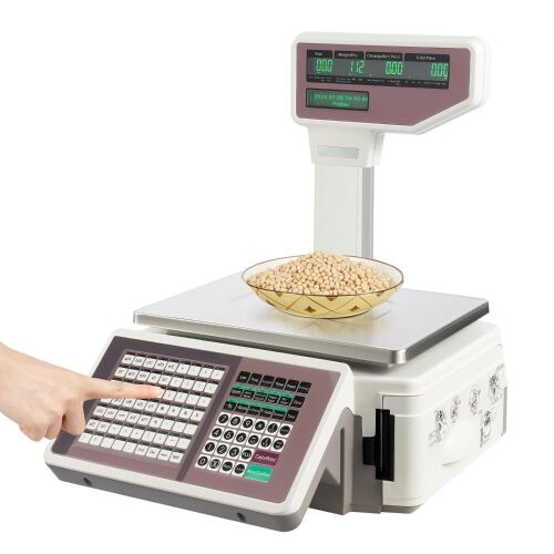 Digital Price Computing Scale with Thermal Label Printer, 66lb Capacity - Lot 281