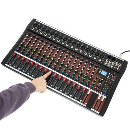 16 Channel Audio Mixer Console  - Lot 297