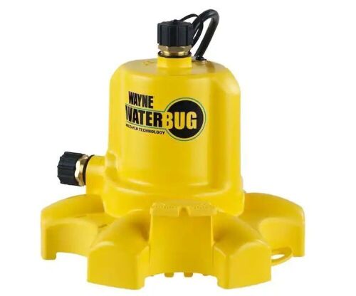 Wayne 1/6 HP WaterBUG Submersible Utility Pump with Multi-Flo Technology - Lot 136JF