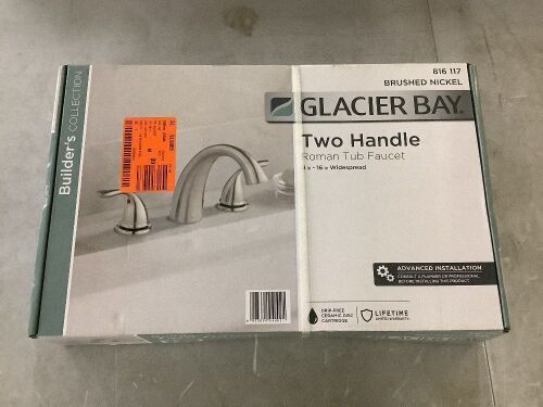 Glacier Bay 2 Handle Deck Mounted Roman Tub Faucet - Lot 205
