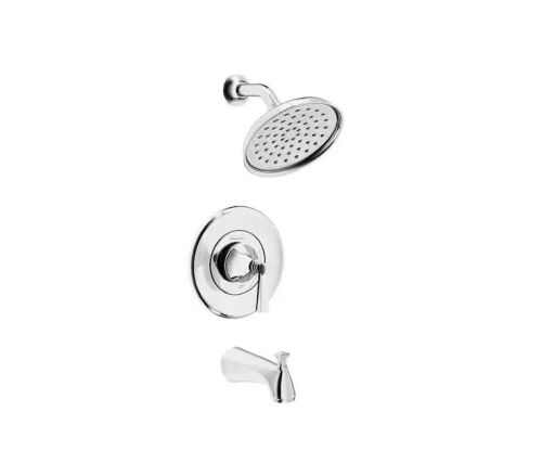 American Standard Rumson Single-Handle 1-Spray Tub and Shower Faucet with 1.8 GPM in Polished Chrome - Lot 428JF