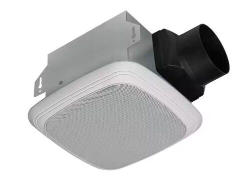 HOMEWERKS 70 CFM Bathroom Exhaust Fan with Bluetooth Speaker - Lot 188JF
