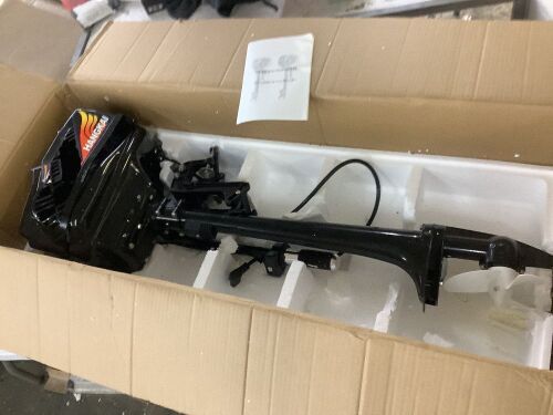 48V Electric Outboard Motor - Damaged Plastic Casing - Lot 68