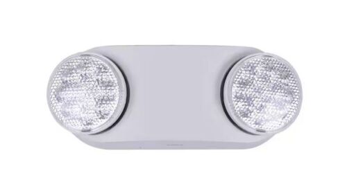 Lot of (3) Commercial Electric Oval 11-Watt Equivalent Integrated LED White Emergency Light with Ni-Cad 3.6-Volt Battery - Lot 212JF