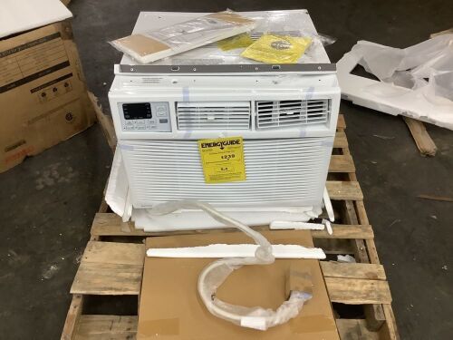 ROVSUN 2,3200 BTU 230V Window Air Conditioner with Heat & Wifi/APP & Install Kit - Oily on Outside, Damaged - Lot 177