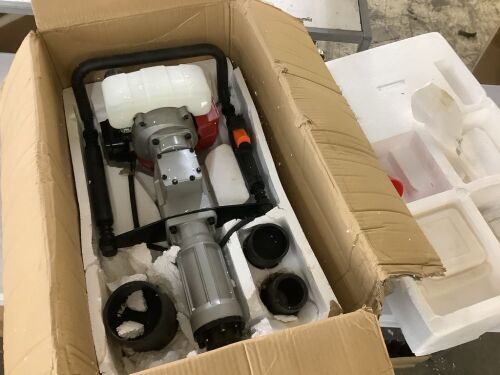 52cc Two-Stroke Gas Powered Post Driver - Engine Has Compression  - Lot 47