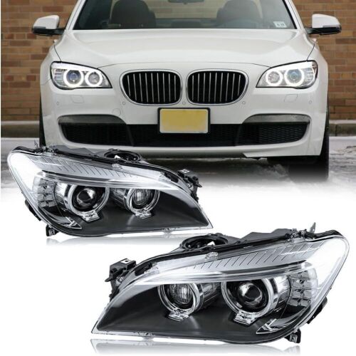Headlight Pair for BMW 7 Series F01 F02 2013-2015 Xenon HID - Lot 309