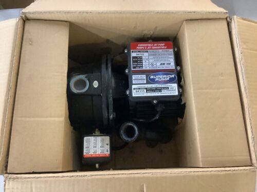 Superior Pump 94115 1 HP Convertible Jet Pump - Lot 192JF