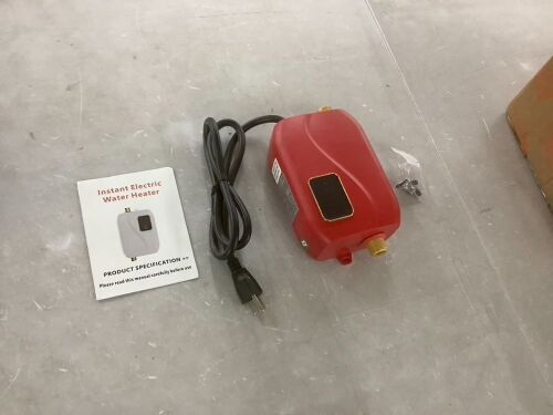 Instant Electric Water Heater  - Lot 611