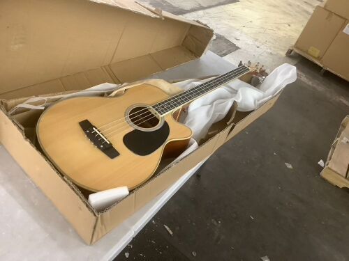 Acoustic Electric Bass Guitar - Lot 726