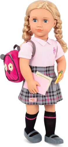 Our Generation Hally Doll – Soft 18-inch Fashion Doll-missing accessories - Lot 12wg