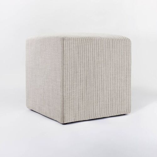 Lynwood Square Upholstered Cube Ottoman - Lot 39wg