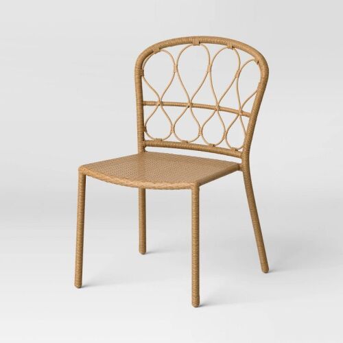 Britanna Stackable Patio Chair Beige - Lot 49wg